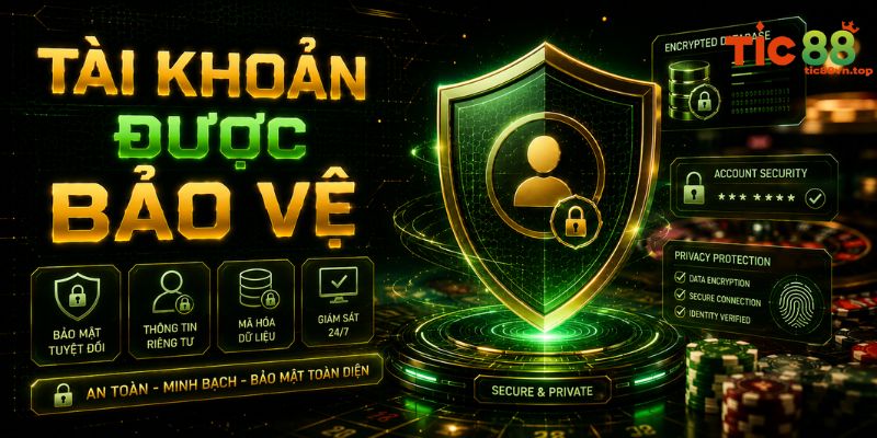Tài khoản của khác hàng luôn được bảo vệ