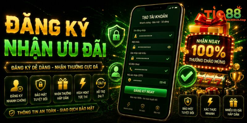 Nhận ưu đãi ngay sau khi đăng ký