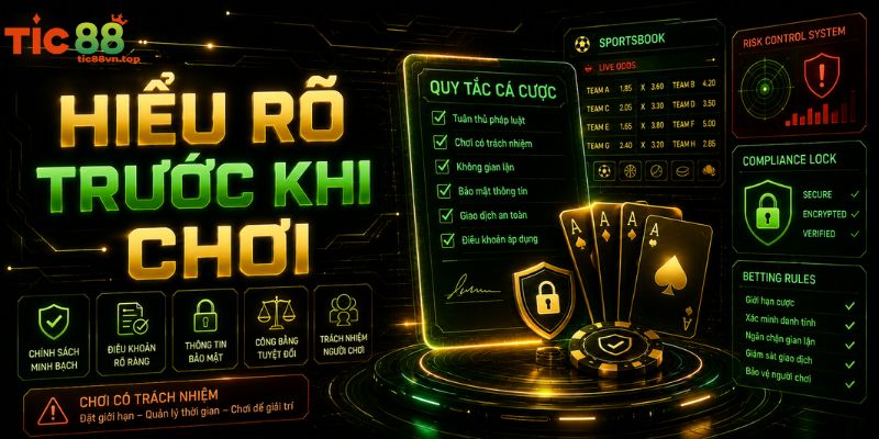 Cần hiểu rõ điều khoản điều kiện TIC88 trước khi tham gia